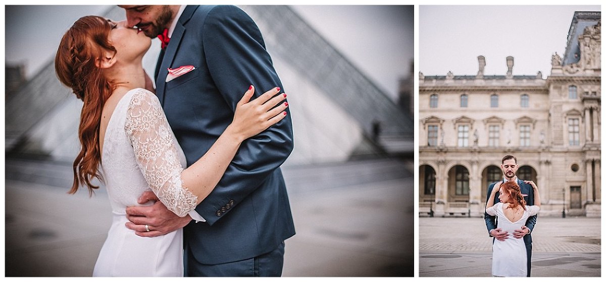 Paris mariage Le Louvre